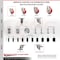 Service Caster 3 Inch 316SS Red Poly Swivel 1-1/8 Inch Expanding Stem Caster Set Lock Brake SCC-SS316TTLEX20S314-PPUB-RED-118-4 - alternate 4